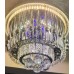 Кристален пеещ полилей 2xE14+4х8W LED+18W LED +MP3 + BLUETOOTH, ХРОМ Модел: 1125/400CH